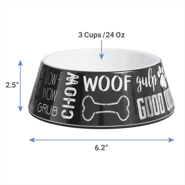 Frisco Doggie Melamine Bowl, 3 Cup 4 Frisco Doggie Melamine Bowl, 3 Cup - Image 2