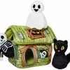 Frisco Halloween Haunted Shack Hide and Seek Puzzle Plush Squeaky Dog Toy -Dog Cat Corner 218598 MAIN. SY630 V1594653389