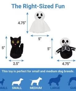 Frisco Halloween Haunted Shack Hide and Seek Puzzle Plush Squeaky Dog Toy -Dog Cat Corner 218598 PT2. SY630 V1599851157