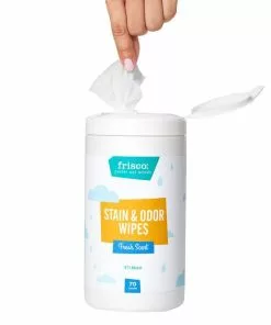 Frisco Stain & Odor Remover Wipes, 70 count -Dog Cat Corner 222149 PT3. SY630 V1599641166