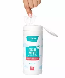 Frisco Dog & Cat Facial Grooming Wipes, Unscented -Dog Cat Corner 222159 PT3. SY630 V1599641160
