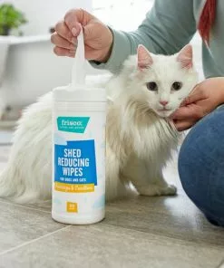 Frisco Shed Reducing Waterless Grooming Wipes for Dogs & Cats, 50 count -Dog Cat Corner 222173 PT2. SY630 V1602835891