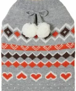 Frisco Fall Hearts with Pom Pom Dog & Cat Sweater 10 Frisco Fall Hearts with Pom Pom Dog & Cat Sweater -Dog Cat Corner 223773 PT3. SY630 V1598654252