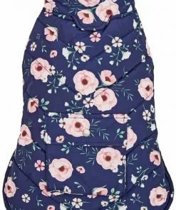 Frisco Patterned Floral Insulated Dog & Cat Puffer Coat -Dog Cat Corner 223945 PT3. SY630 V1599409615