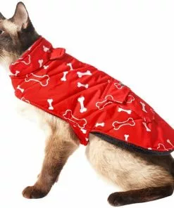 Frisco Patterned Bones Insulated Dog & Cat Coat -Dog Cat Corner 223953 PT2. SY630 V1599846359