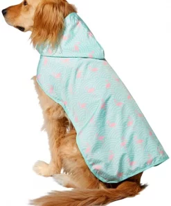 Frisco Flamingo Dog Raincoat