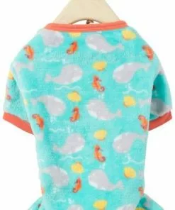 Frisco Sea Creatures Dog & Cat Cozy Fleece PJs -Dog Cat Corner 224104 PT3. SY630 V1599557779