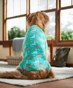 Frisco Dinosaurs Dog & Cat Cozy Fleece PJs -Dog Cat Corner 224118 PT7. SY630 V1599923473