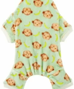 Frisco Monkeys Dog & Cat Cozy Fleece PJs -Dog Cat Corner 224139 PT3. SY630 V1599482198