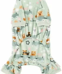 Frisco Zoo Animals Dog & Cat Cozy Fleece PJs -Dog Cat Corner 224188 PT4. SY630 V1599493862