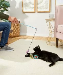 Frisco Retro Plush Comic Book Bubble Teaser Cat Toy with Catnip -Dog Cat Corner 230282 PT2. SY630 V1600973485