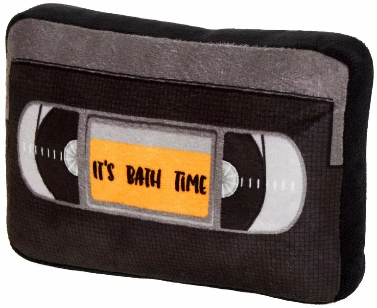 Frisco Retro VHS Plush Squeaky Dog Toy 3 Frisco Retro VHS Plush Squeaky Dog Toy