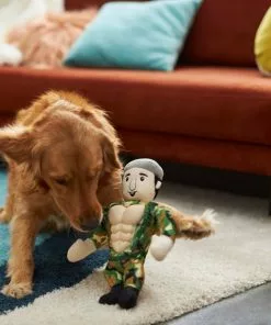 Frisco Retro Camo Hero Muscle Plush Squeaky Dog Toy -Dog Cat Corner 230375 PT3. SY630 V1602639726