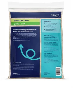 Frisco Natural Lightly Scented Clumping Grass Cat Litter -Dog Cat Corner 230714 PT2. SY630 V1657656284