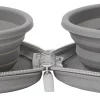 Frisco Travel Collapsible Silicone Dog & Cat Bowl, Gray 2 Frisco Travel Collapsible Silicone Dog & Cat Bowl, Gray -Dog Cat Corner 232062 MAIN. SY630 V1605047822