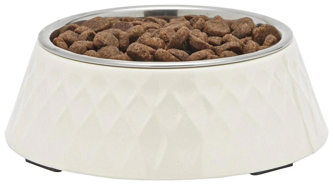 Frisco Hammered Melamine Stainless Steel Dog Bowl 4 Frisco Hammered Melamine Stainless Steel Dog Bowl - Image 2