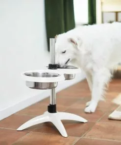 Frisco Adjustable Stainless Steel Double Elevated Dog Bowls, 7 Cups -Dog Cat Corner 232097 PT8. SY630 V1605740511