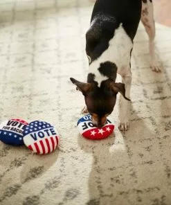 Frisco Plush Squeaky Voting Pins Dog Toy, 3 count 7 Frisco Plush Squeaky Voting Pins Dog Toy, 3 count -Dog Cat Corner 233573 PT3. SY630 V1600973796