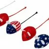 Frisco Americana Plush Mice Cat Toy with Catnip, 5 count