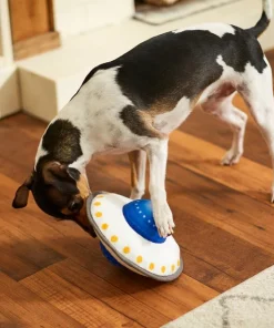 Frisco Plush & TPR Squeaky UFO Dog Toy -Dog Cat Corner 233583 PT3. SY630 V1600973758