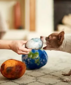 Frisco Earth, Mars, & Moon Plush Squeaky Dog Toy, 3 count -Dog Cat Corner 233587 PT3. SY630 V1600973771