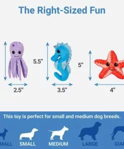 Frisco Hide & Seek Plush Coral Puzzle Dog Toy -Dog Cat Corner 233595 PT2. SY630 V1602690079