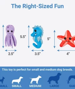 Frisco Hide & Seek Plush Coral Puzzle Dog Toy Refill, 3 count 6 Frisco Hide & Seek Plush Coral Puzzle Dog Toy Refill, 3 count -Dog Cat Corner 233597 PT1. SY630 V1602685886