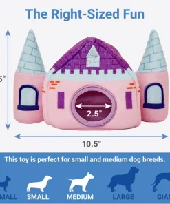 Frisco Hide & Seek Plush Magical Castle Puzzle Dog Toy -Dog Cat Corner 233601 PT1. SY630 V1621035454