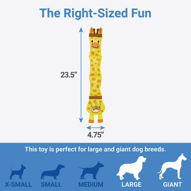 Frisco Giraffe Firehose Squeaky Dog Toy 4 Frisco Giraffe Firehose Squeaky Dog Toy - Image 2