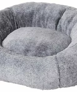 Frisco Plush Camel Back Donut Bolster Cat & Dog Bed -Dog Cat Corner 235027 PT4. SY630 V1600382500