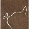 Frisco Microfiber Chenille Cat Silhouette Litter Mat -Dog Cat Corner 235901 MAIN. SY630 V1603321908