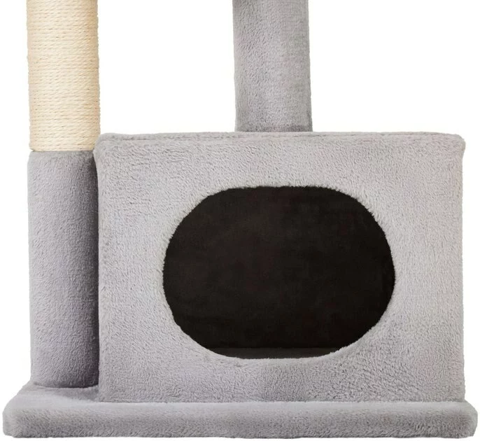 Frisco 24.8-in Faux Fur Cat Tree & Condo 6 Frisco 24.8-in Faux Fur Cat Tree & Condo - Image 4