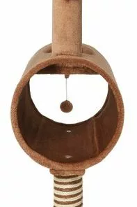 Frisco Holiday 52.3-in Reindeer Cat Scratching Post & Tunnel -Dog Cat Corner 236569 PT3. SY630 V1601332856