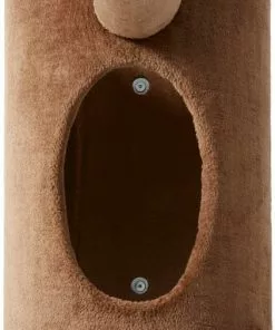 Frisco Holiday 52.3-in Reindeer Cat Scratching Post & Tunnel -Dog Cat Corner 236569 PT6. SY630 V1601338567