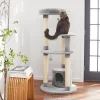 Frisco 59.5-in Heavy Duty Faux Fur Cat Tree & Condo -Dog Cat Corner 238156 MAIN. SY630 V1616521959