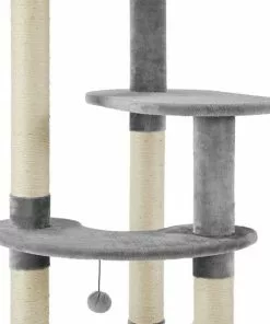 Frisco 59.5-in Heavy Duty Faux Fur Cat Tree & Condo -Dog Cat Corner 238156 PT4. SY630 V1616073990