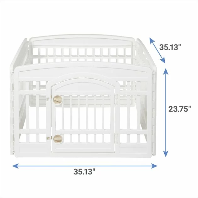 Frisco 4-Panel Plastic Exercise Dog Playpen 4 Frisco 4-Panel Plastic Exercise Dog Playpen - Image 2