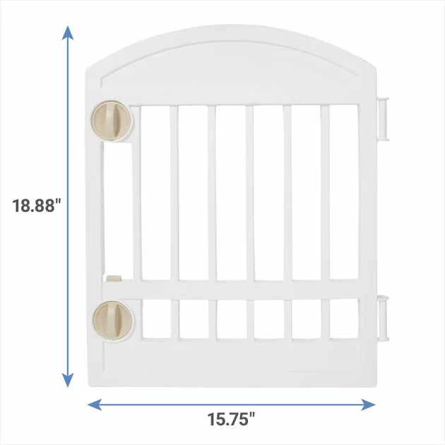Frisco 4-Panel Plastic Exercise Dog Playpen 5 Frisco 4-Panel Plastic Exercise Dog Playpen - Image 3