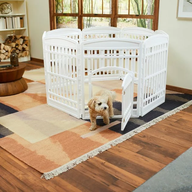 Frisco 8-Panel Plastic Exercise Dog Playpen 3 Frisco 8-Panel Plastic Exercise Dog Playpen