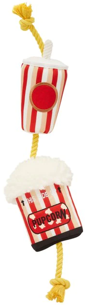 Frisco Zoomies & Chill Theatre Snacks Rope with Plush Squeaky Dog Toy 3 Frisco Zoomies & Chill Theatre Snacks Rope with Plush Squeaky Dog Toy