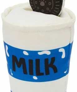 Frisco Zoomies & Chill 2-in-1 Milk & Cookie Plush Squeaky Dog Toy