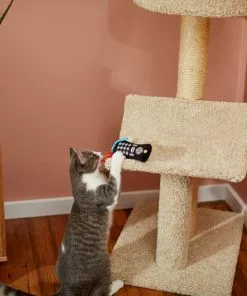 Frisco Zoomies & Chill Remote Plush Kicker Cat Toy with Catnip -Dog Cat Corner 241709 PT6. SY630 V1610768346