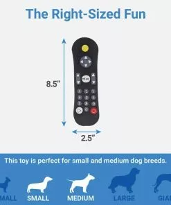 Frisco Zoomies & Chill Remote Latex Squeaky Dog Toy -Dog Cat Corner 241753 PT1. SY630 V1612879589