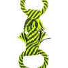 Frisco Dual Handle Neon Rope Squeaky Dog Toy, Yellow & Gray -Dog Cat Corner 242129 MAIN. SY630 V1603371091