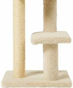 Frisco 41.5-in Real Carpet Wooden Cat Tree -Dog Cat Corner 244526 PT5. SY630 V1603336889