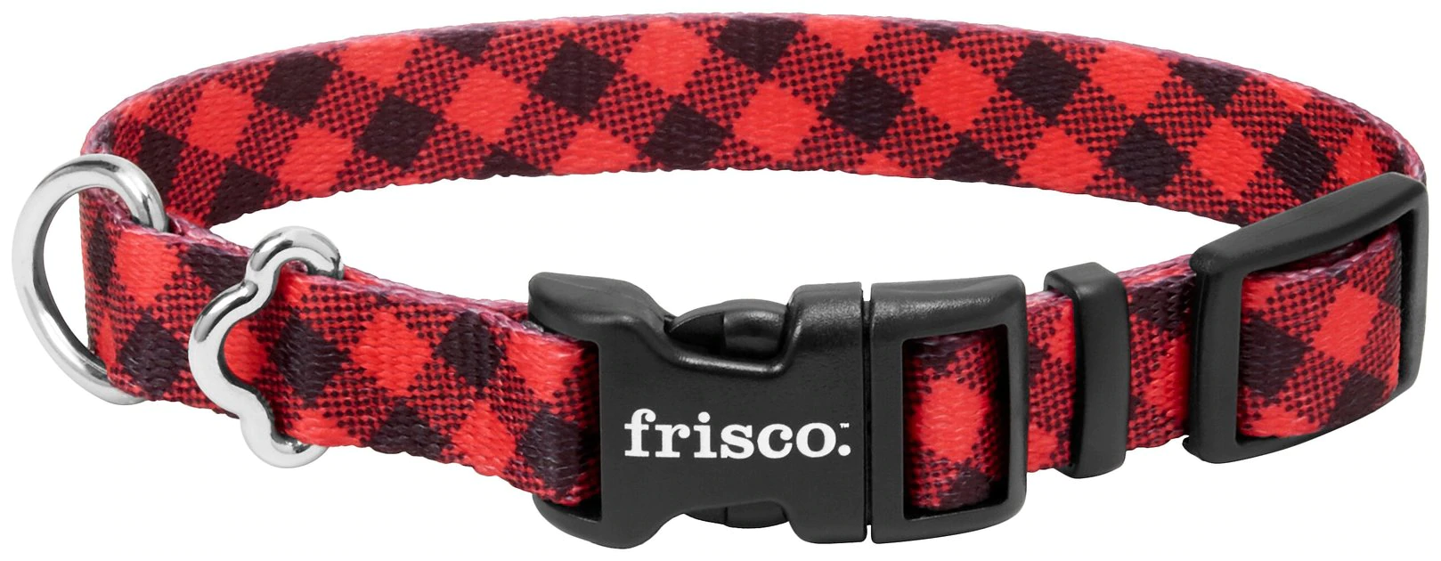 Frisco Buffalo Check Dog Collar 3 Frisco Buffalo Check Dog Collar