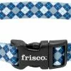 Frisco Blue Argyle Dog Collar -Dog Cat Corner 247017 MAIN. SY630 V1606816058