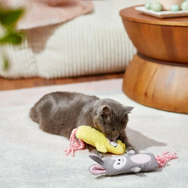 Frisco Easter Bunny & Chick Kicker Cat Toy, 2 count 5 Frisco Easter Bunny & Chick Kicker Cat Toy, 2 count - Image 3