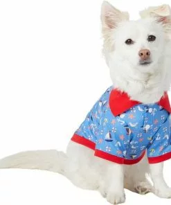 Frisco Nautical Dog & Cat Polo Shirt -Dog Cat Corner 248635 PT2. SY630 V1624614764