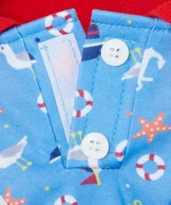 Frisco Nautical Dog & Cat Polo Shirt -Dog Cat Corner 248635 PT5. SY630 V1624594362